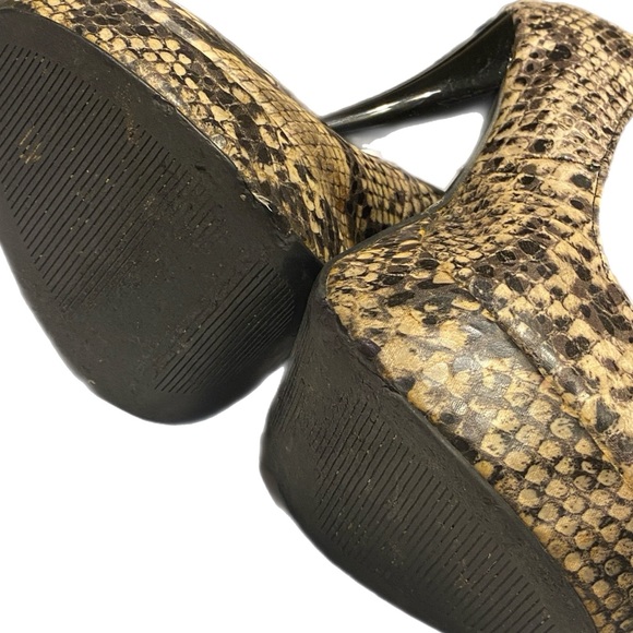 Charlotte Russe 5” Stilletto 1" Platform Snake Print 7 - Picture 11 of 11